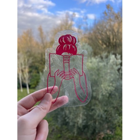 Suncatcher Femme lectrice