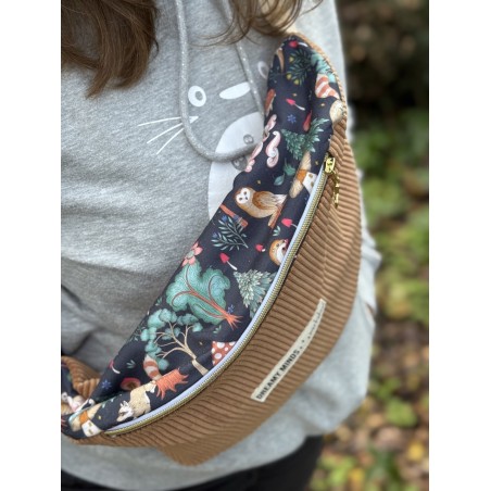 Sac banane XXL Sous-bois magique