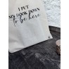 Tote bag I put my book down