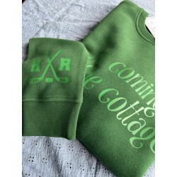 Sweat-shirt I'm coming to the cottage