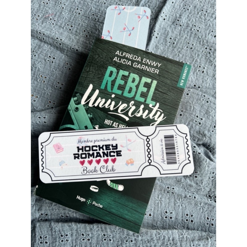 Marque page Hockey romance