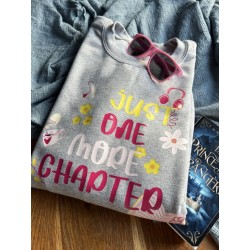 Sweat-shirt "Just one more chapter" – Motif printanier