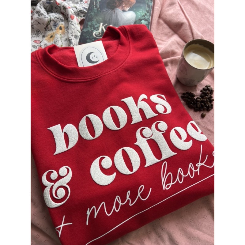 Sweat-shirt Books & Coffee 1