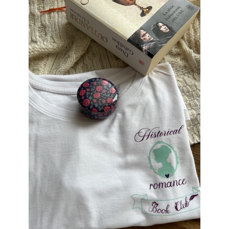 Tee-shirt oversize Historical romance book club 1
