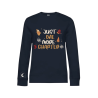 Sweat-shirt "Just one more chapter" – Motif hivernal