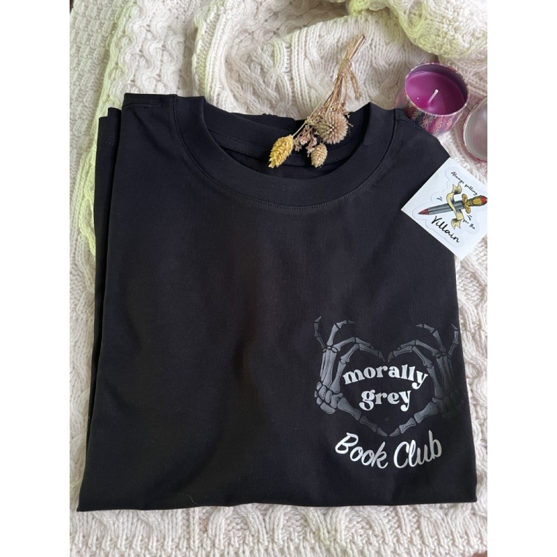 Tee-shirt oversize Morally grey book club