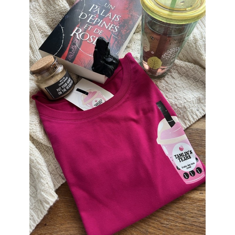 DESTOCKAGE - Tee-shirt Tamlin's tears Fuschia - XL