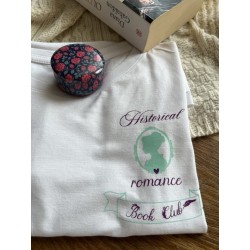 DESTOCKAGE - Tee-shirt Historical romance book club - L
