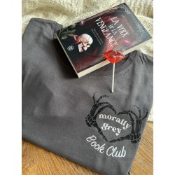 DESTOCKAGE - Tee-shirt Morally grey book club - XL