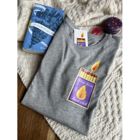 DESTOCKAGE - Tee-shirt Slow burn book club - Taille L