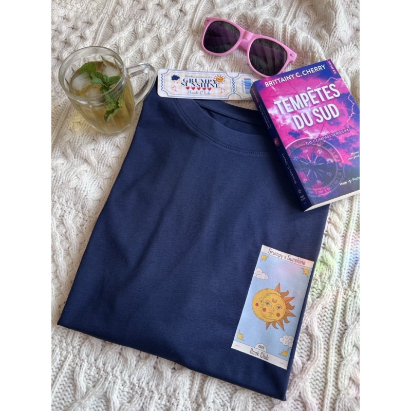 Tee-shirt oversize Grumpy sunshine book club 1