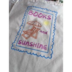 Tote bag Books and Sunshine