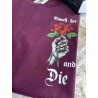 Tee-shirt Touch her and Die 2