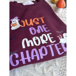 Sweat-shirt "Just one more chapter" – Motif spooky 2
